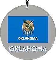 Vista 33 de Vermont Christmas Ornament - Festive Design Featuring State Flag - 2026 Hanging Acrylic Disc Decoration for Tree - Unique and Home Decor