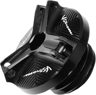 Para Suzuki DL650 V-strom DL1000 DL 650/XT 1000/XT V Strom VStrom, Accesorios De Tapa De Llenado De Aceite, Tapa De Tapón De Drenaje De Aceite De Motor, V-strom Motos Accesorios (Color : Negro)