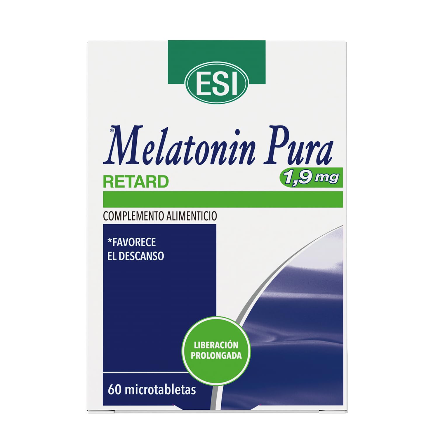 Melatonina Retard 1,9 mg – Liberación Gradual para un Sueño Reparador – Regula el Ritmo Circadiano y Jet Lag – Descanso Óptimo Toda la Noche – 60 Microtabletas Veganas (1)
