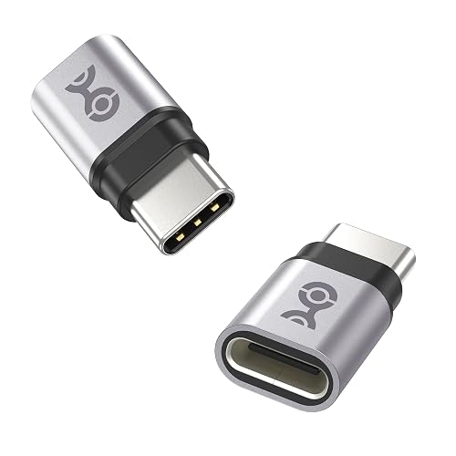 Cable Matters 2-Pack, 40Gbps 240W USB C Extender Adapter, USB C Female to USB C Male Adapter/USB C to USB C Adapter/Type C Extender