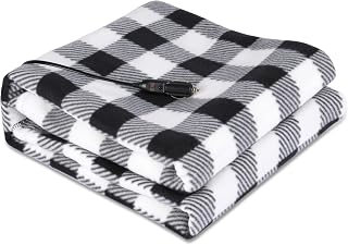 Car Electric Blanket 12V Electric Heated Travel Blanket Lightweight Portable Electric Blanket for Cars, Heated Travel Electric Blanket for Cold Weather and Camping Use (59 * 39inch) A4
