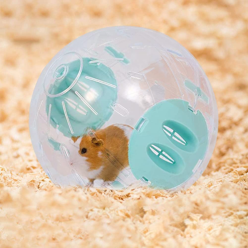 Palla Per Esercizi Criceti - 18,5 Cm Verde, Sicura E Traspirante - Foto 7