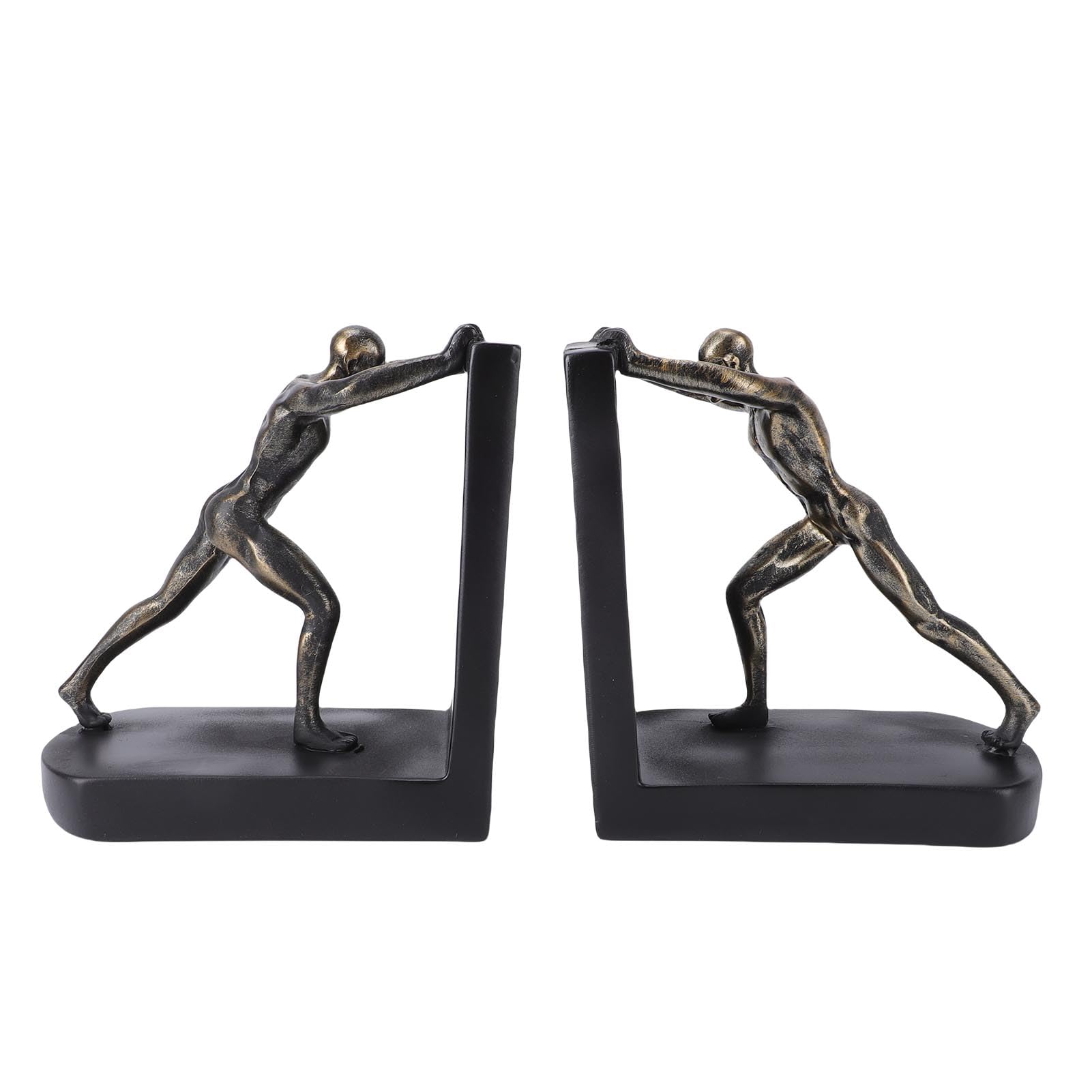 Sujetalibros de figuras humanas de resina soporte para extremos de libros pesados
