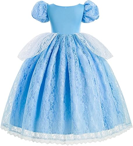 Miniatura 3 de MYRISAM Vestido de Cenicienta para niñas vestido de princesa de cumpleaños manga abombada vestido de fiesta de Navidad disfraz de Halloween con