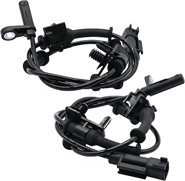 2pcs Front Left and Right ABS Wheel Speed Sensor Compatible with Chrysler 300 Replacement for Dodge Challenger Charger 4779639AA 4779639AB 4779639AD ALS2248 RWD 11 12 13 14 2011 2012 2013 2014