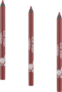 ALIX AVIEN Suya Dayanıklı Uzun Süre Kalıcı Yumuşak Dudak Kalemi - Staying Power Lip Pencil 54 Spicy Terracotta (3 paketi)