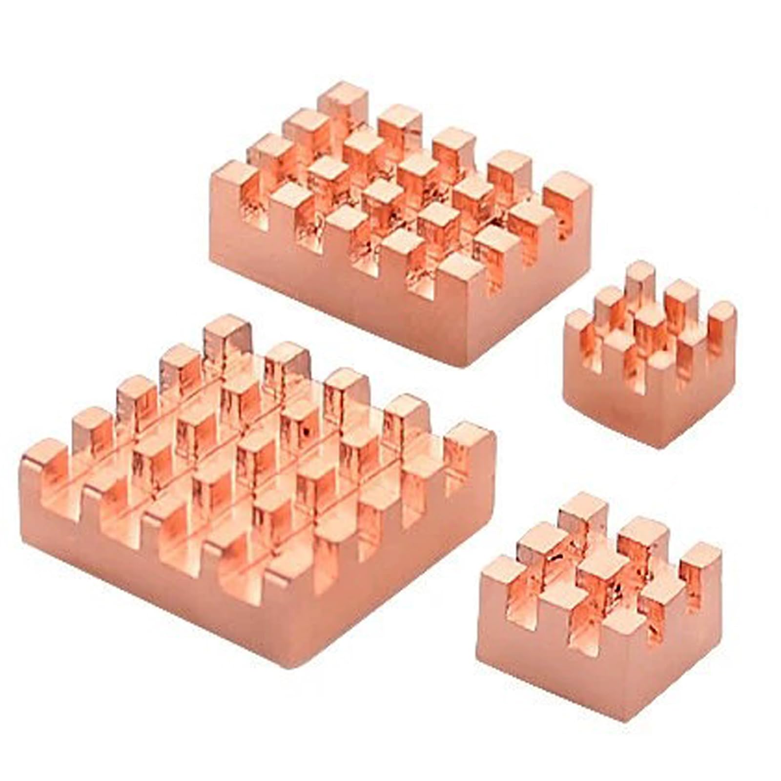 Amazon.co.jp: Haojiaho Raspberry Pi用 ヒートシンク 純銅 4個セット 