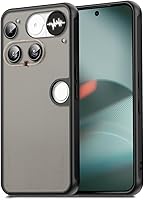 Vista 123 de Funda Qiinogow compatible con Samsung Galaxy A23 4G/5G, cubierta delgada para teléfono con absorción de golpes, funda protectora de fibra de carbono