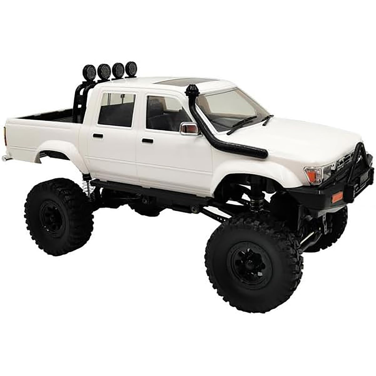 C64-1 1/16 Scale RC Pickup Truck, 4WD Off-Road Crawler z pełną kontrolą proporcjonalną, 2 baterie, pilot 2,4 GHz, samochód RC dla dorosłych,Red