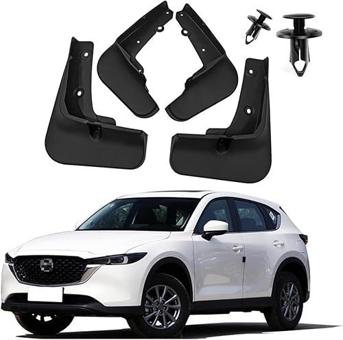 Kit de aletas de barro para coche, guardabarros para Mazda CX-5 2022-2023, moldeadas personalizadas delanteras y traseras, protectores contra