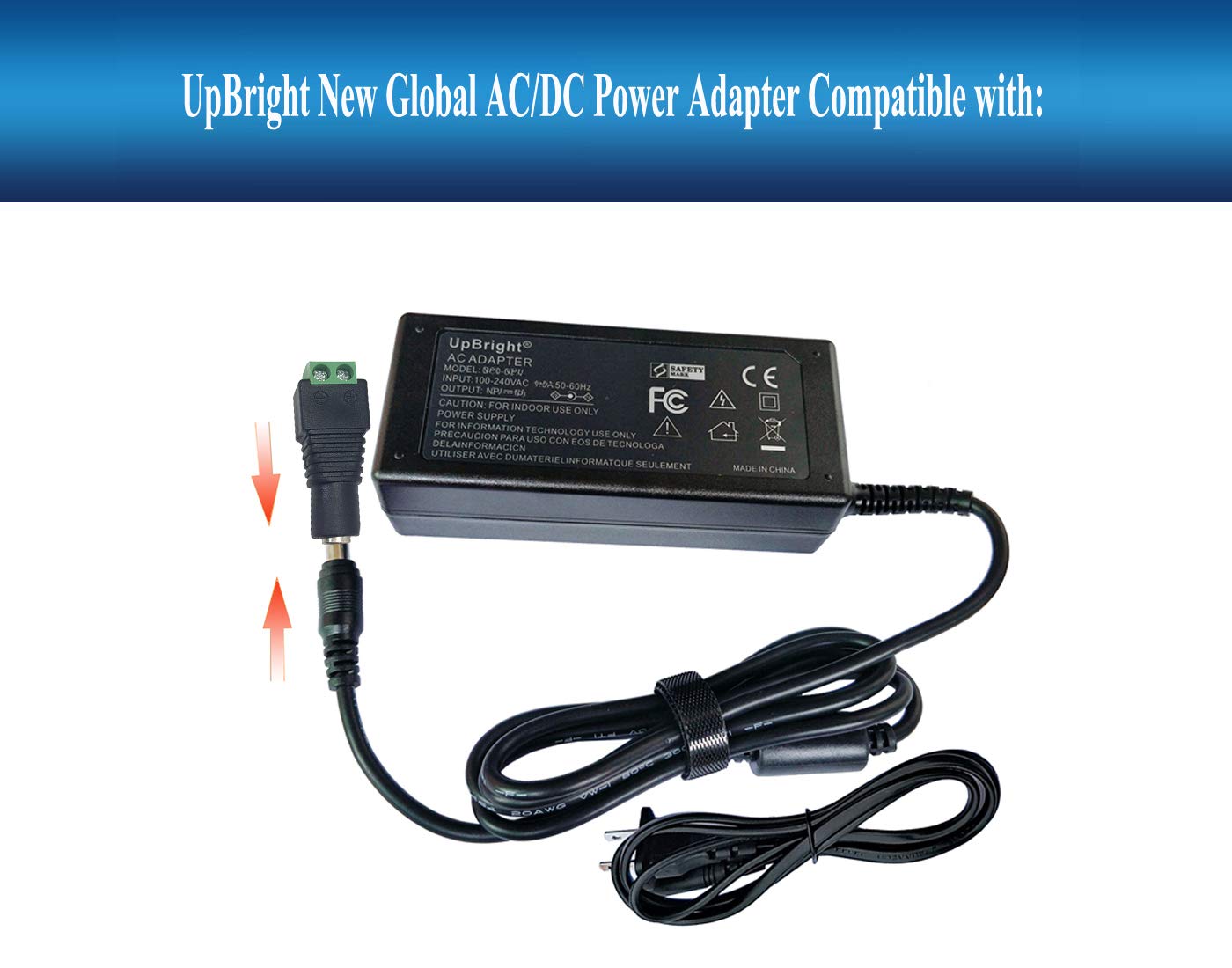 ABLEGRID 90W AC/DC Adapter Charger For Digitrax PS615 (PS-615) – 15VDC 6 Amp Power Supply