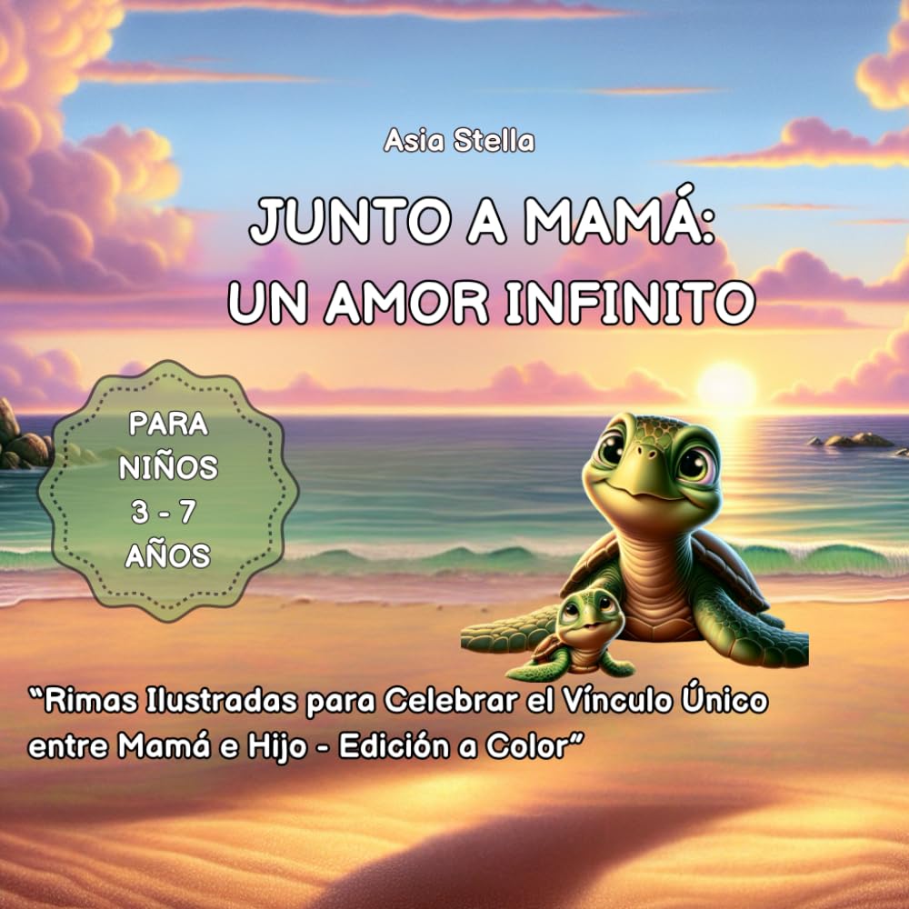 Junto a Mamá: Un Amor Infinito": "Rimas Ilustradas para Celebrar el Vínculo Único entre Mamá e Hijo. Edición a Color