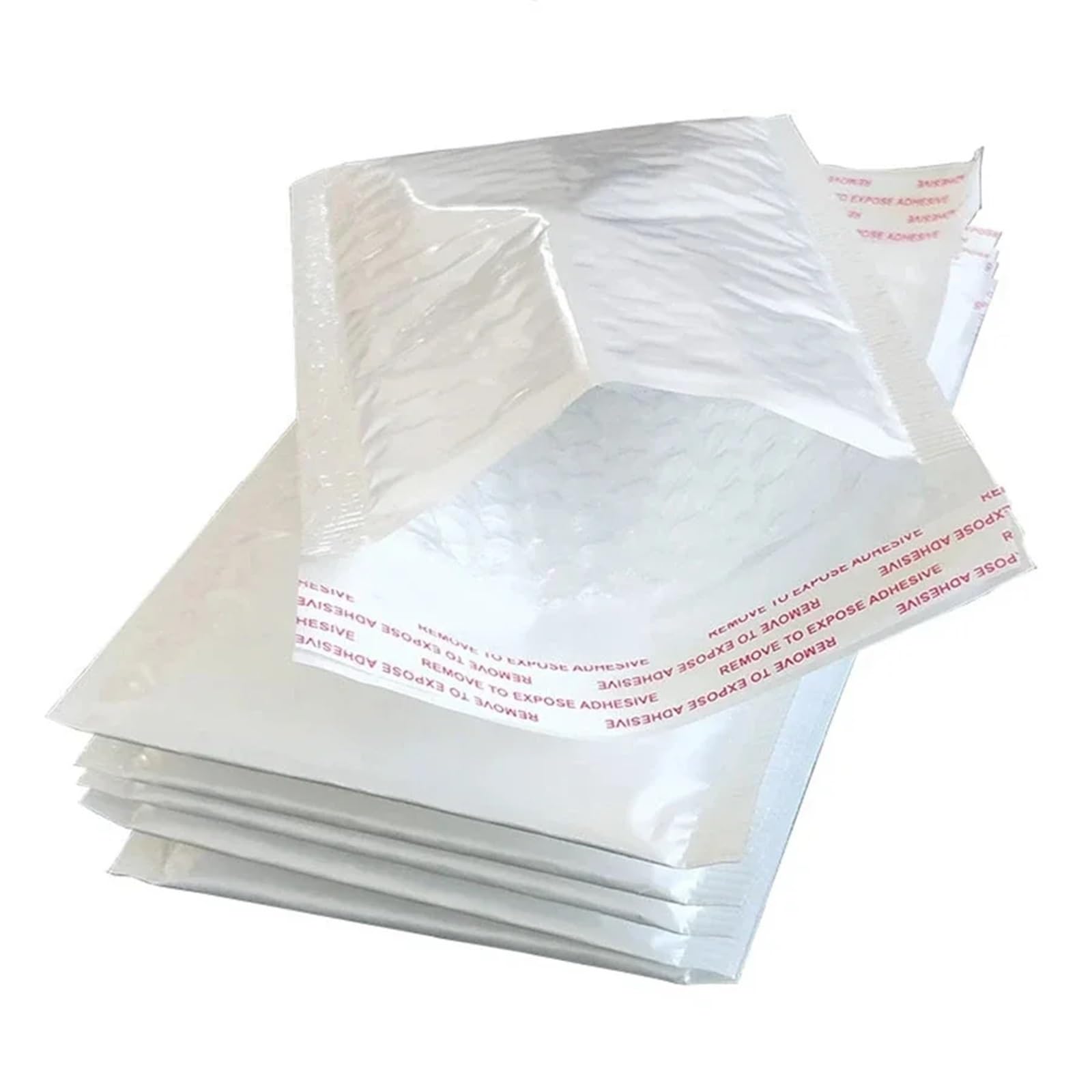 Samoprzylepne Koperty Bąbelkowe, Białe, 50 Sztuk, Różne Rozmiary(20 * 25cm)