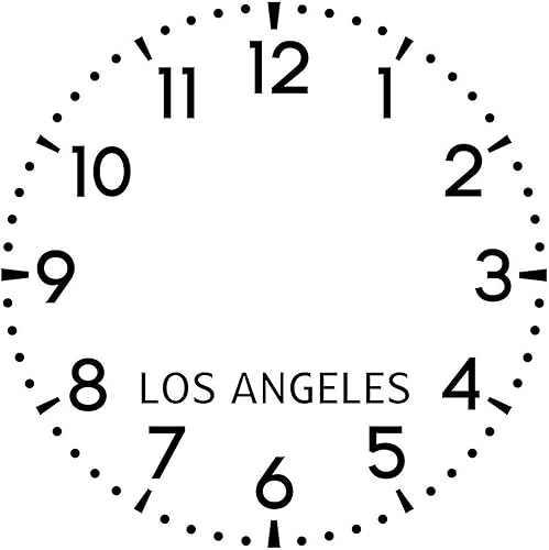 Miniatura 2 de CafePress Los Angeles Newsroom - Reloj de pared decorativo único de 10 pulgadas