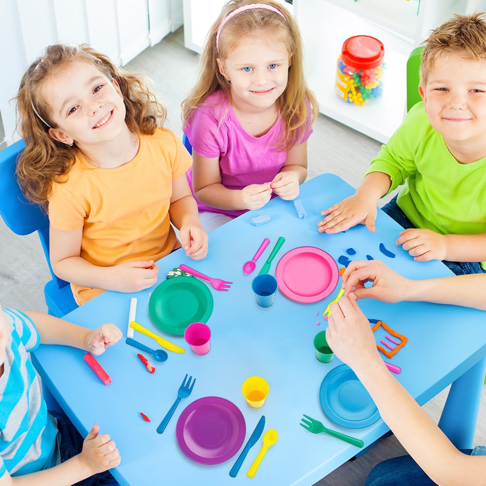 Lot De 4 Plats De Cuisine Pretend Play Dish-20 Pièces