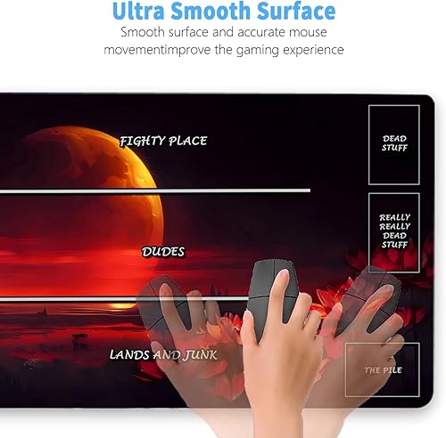 Miniatura 4 de Tapete de juego TCG, tapete de juego de pinturas AI, alfombrilla de mouse compatible con MTG Trading Card Game Mats Juego de mesa TCG Playmat juegos