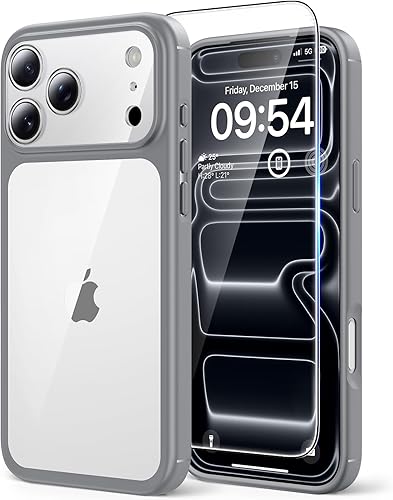 Miniatura 31 de TAURI - Funda a prueba de golpes para iPhone 15 Plus de 6.7 pulgadas, 3 en 1, no se pone amarilla, con 2 protectores de pantalla, protección