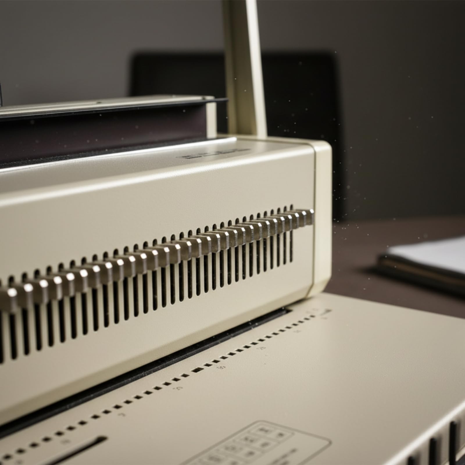 TISHITA Handbetriebene Loch- und Bindemaschine manuell Drahtbindegerät mit Metallkonstruktion professionell Papierlochmaschine für Büroangestellte, Heimarbeit,