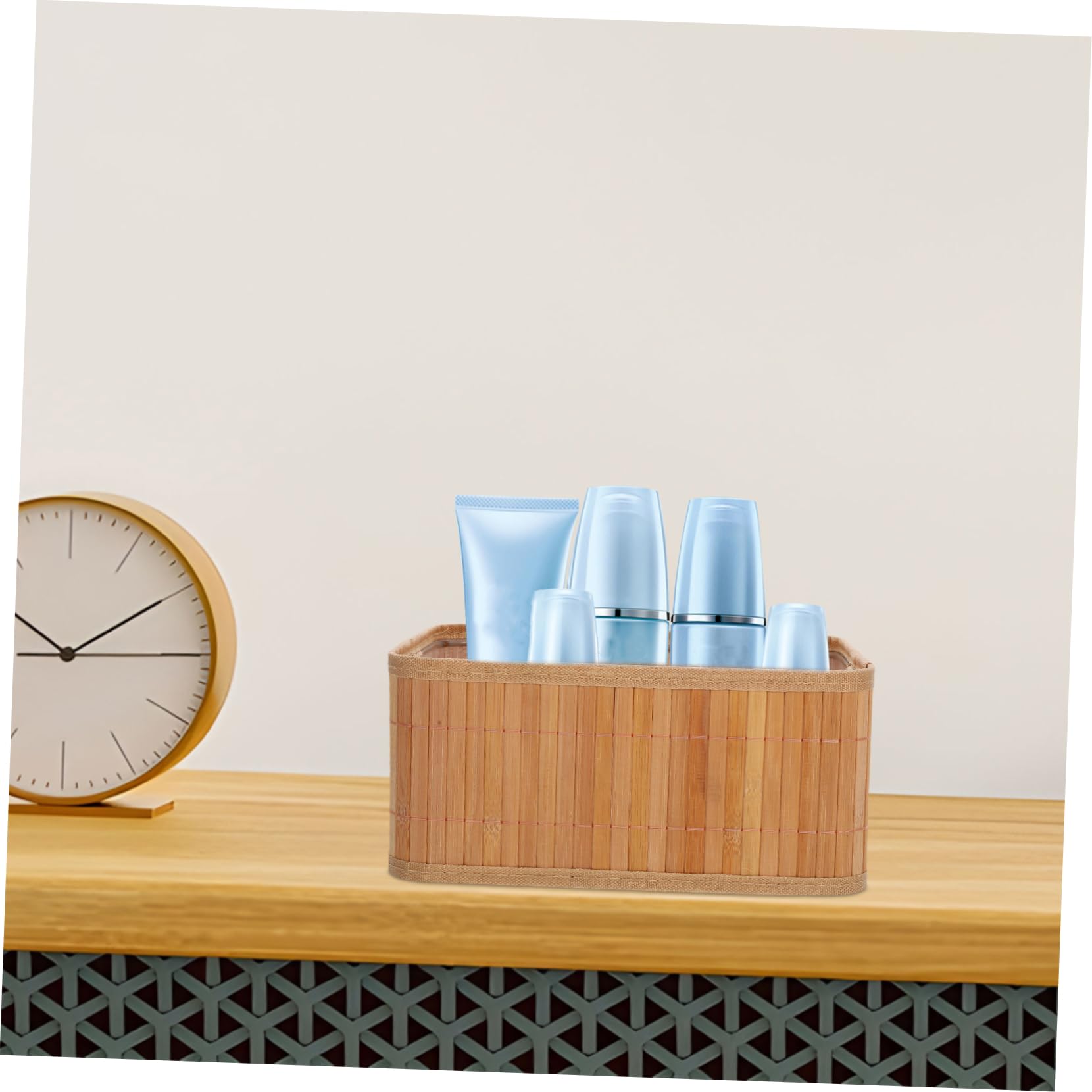 3 Stück Gewebte Aufbewahrungskörbe Aus Weide Zum Ordnen Von Make-up Haustierspielzeug Gewebte Dekorative Behälter Stapelbares Design Für Zuhause