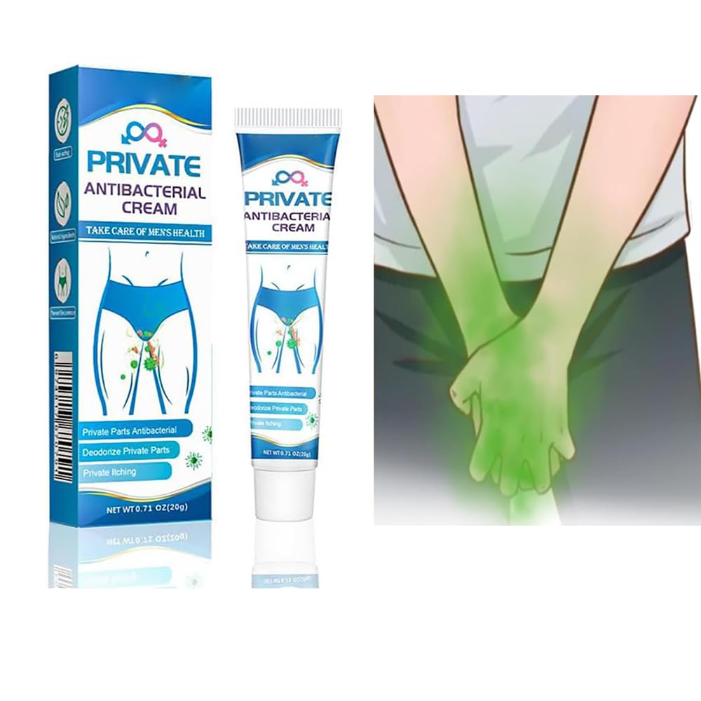 Antibacterial Cream for Private Parts, Private Soothing Cream Quickly Relieve Itching, Deodorant and Antifungal Cream for Men Women, Intimate Soothing Cream, External Cream (1pcs)