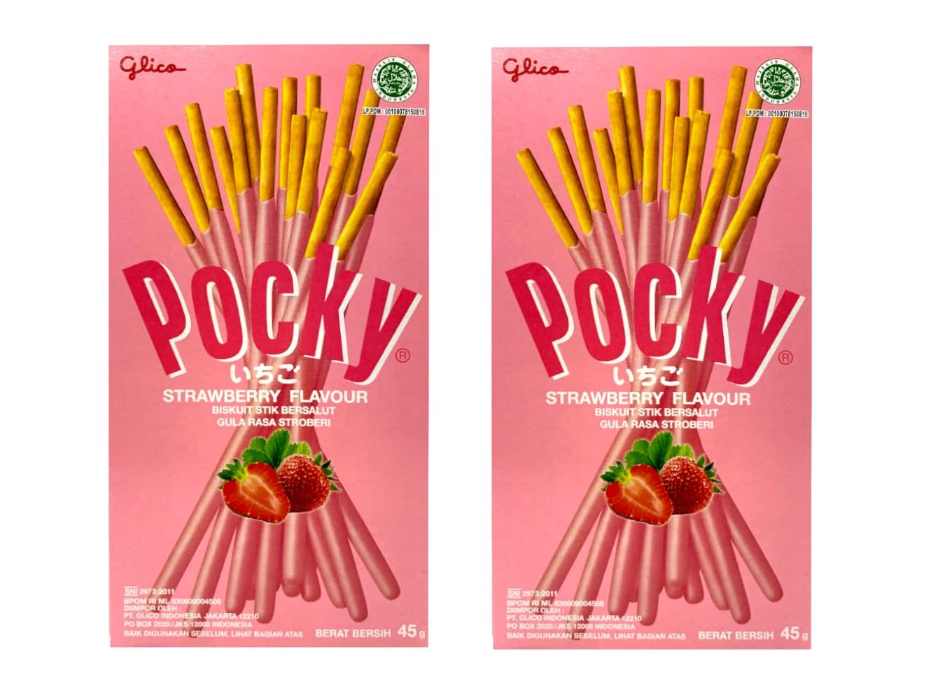 Pocky Strawberry Cream Covered Biscuit Stick (Pack Of 2 x 45g) (B0D1NBX2PY) Amazon Price History, Amazon Price Tracker