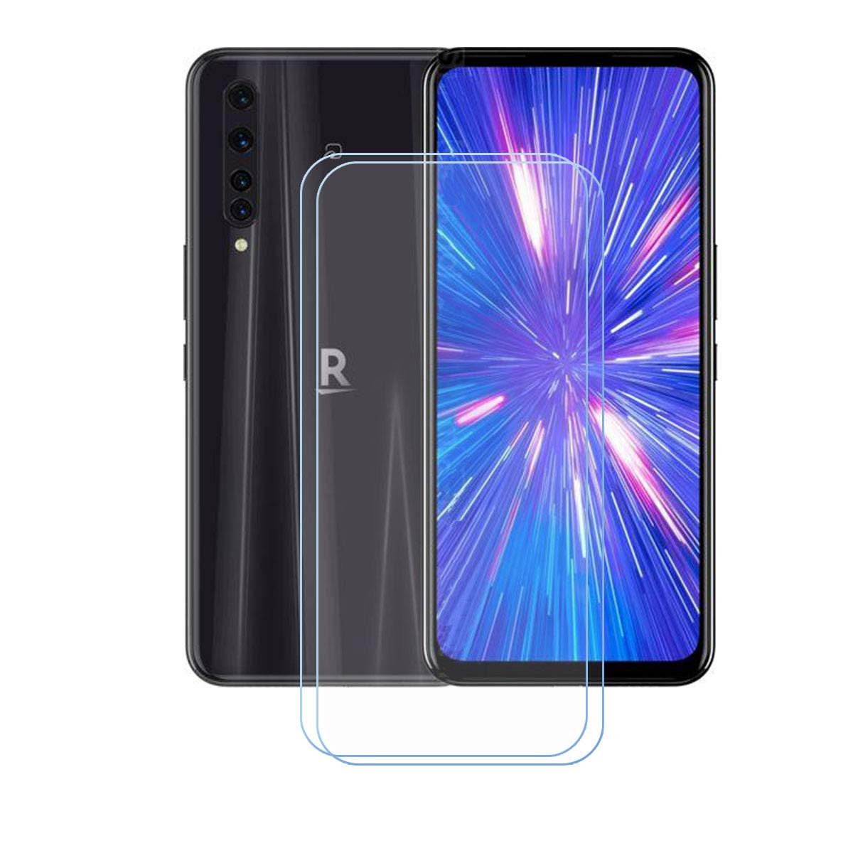 Amazon | FZYM強化ガラスZTE Rakuten Big ZR01用、[2枚]画面保護
