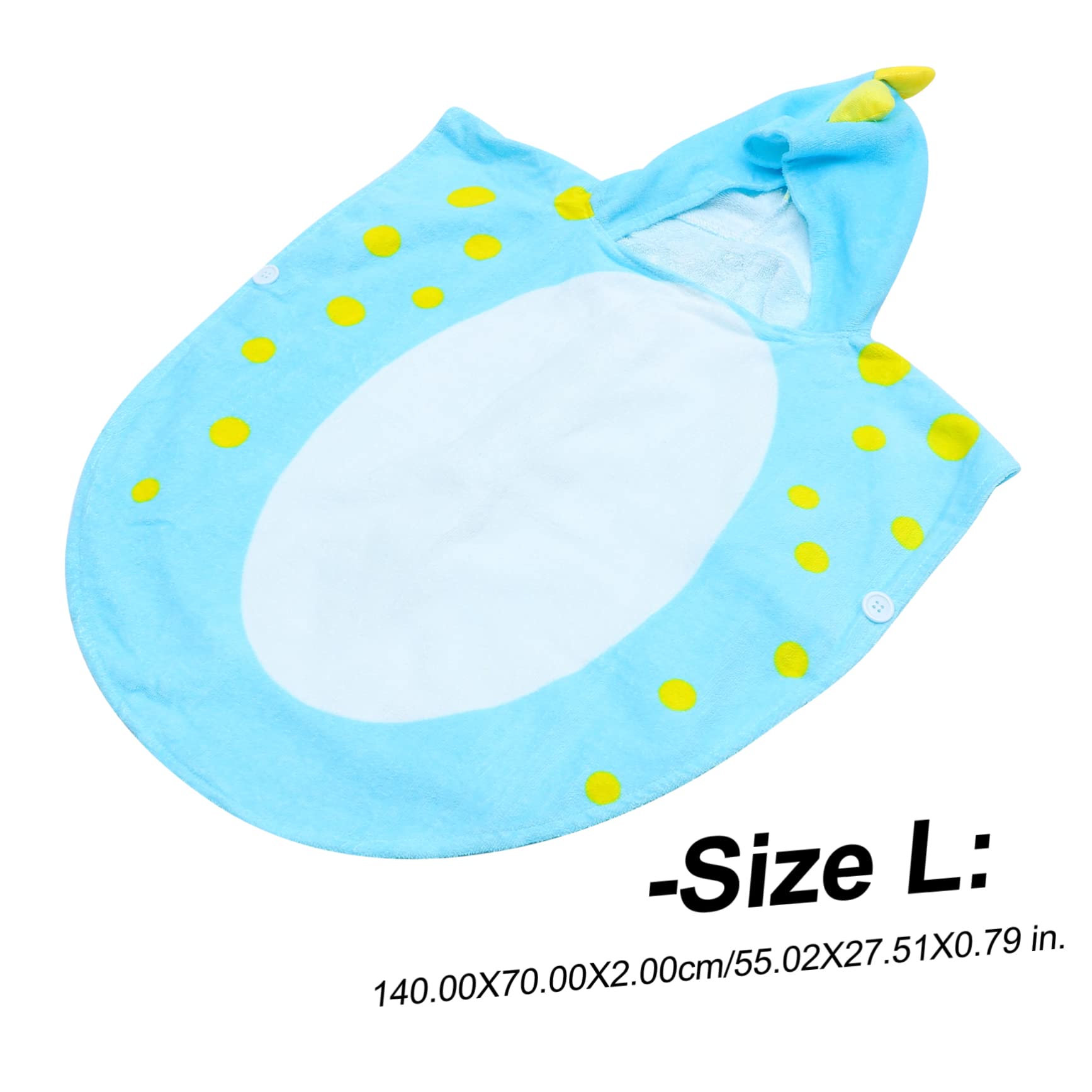 Cotone Asciugamano Blu Dinosauro Cappuccio in Bambini