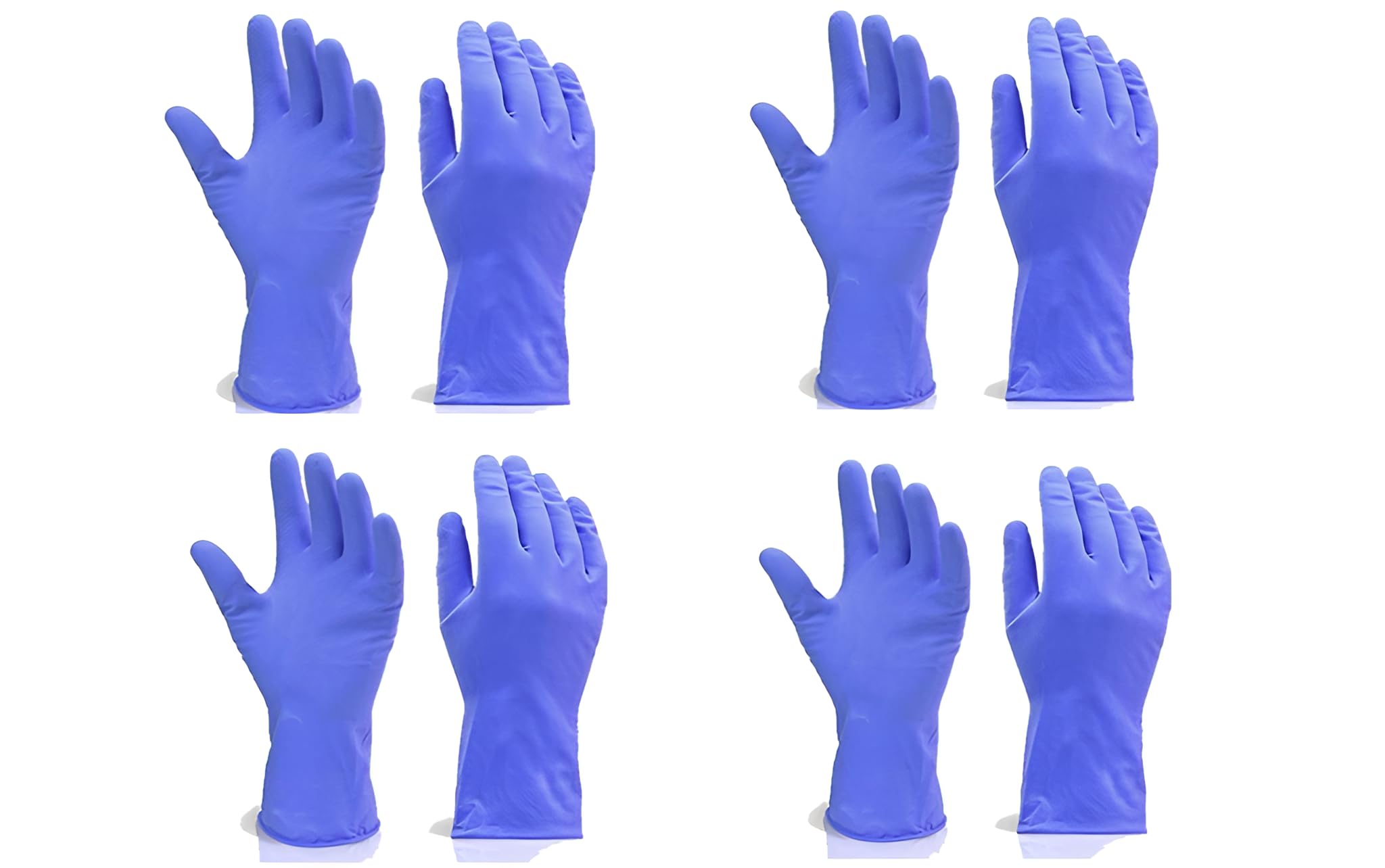 Oblivion Reusable Household Gloves, Rubber Dishwashing Gloves | Extra Thickness, Long Sleeves, Kitchen Cleaning, Working, Painting, Gardening, Pet Care| 4 Pair (Size M, Blue) (B08XZLHNGG) Amazon Price History, Amazon Price Tracker