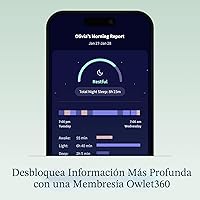 Vista 10 de Owlet Dream Sock - Monitor inteligente para bebés aprobado por la FDA - Seguimiento de la frecuencia de pulso vivo (corazón), oxígeno en bebés