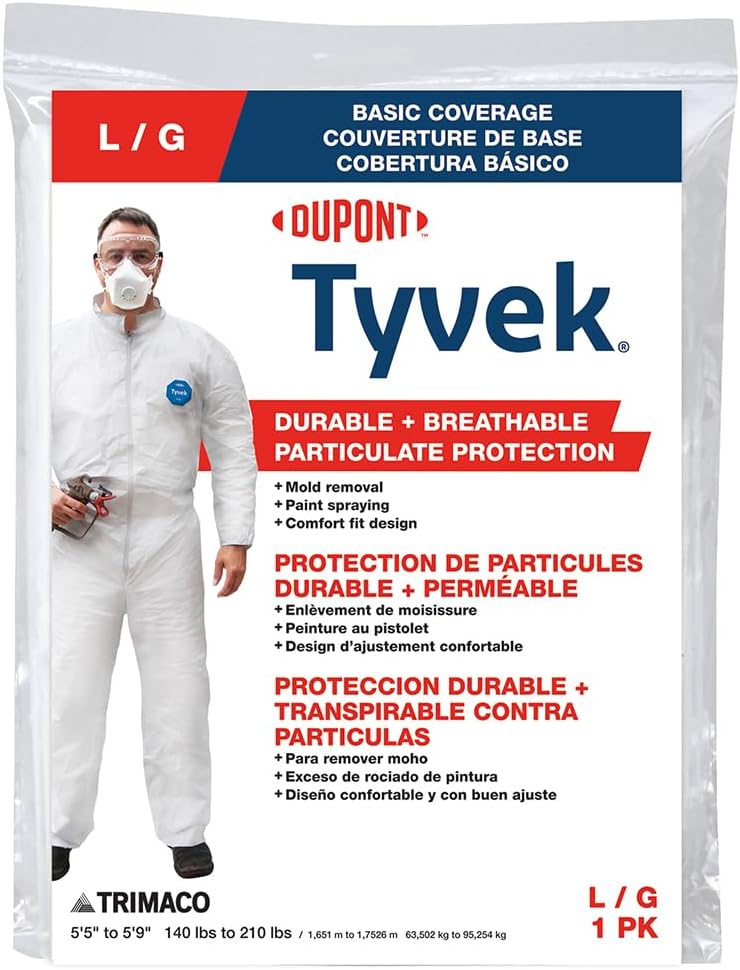 Trimaco Painter's Tyvek HD Heavy-Duty Coveralls