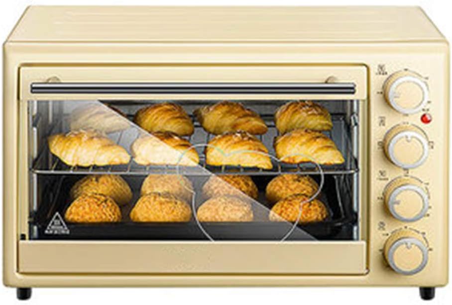 30L Electric Mini Oven With Multiple Cooking Functions And Grill, Adjustable Temperature Control, Timer - 1600W