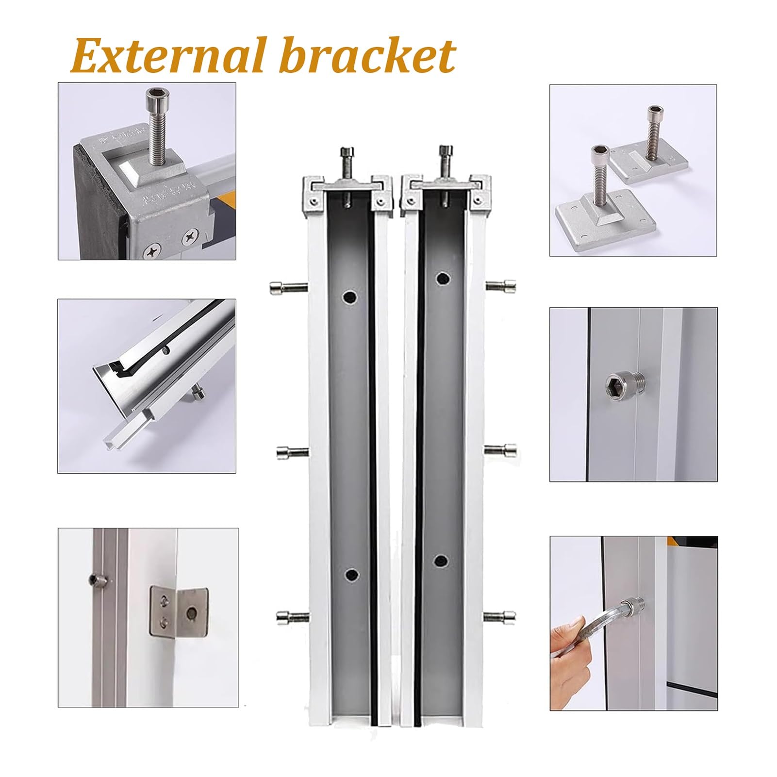 Kit Soglia Antiallagamento For Porta Del Garage, Diga Temporanea Barriera Antiallagamento For Porte E Finestre Di Casa, Sistema Di Protezione Antipioggia Rimovibile Riutilizzabile For Seminterrato/gar