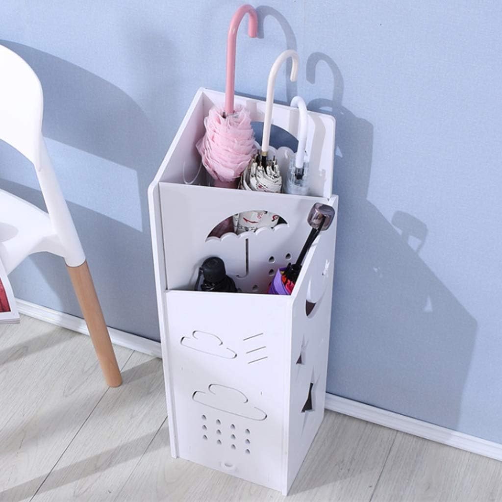 Umbrella Stand Fashion Simple Waterproof Wood Composite Panel Umbrella Holder Home Office Decor with Drip Tray