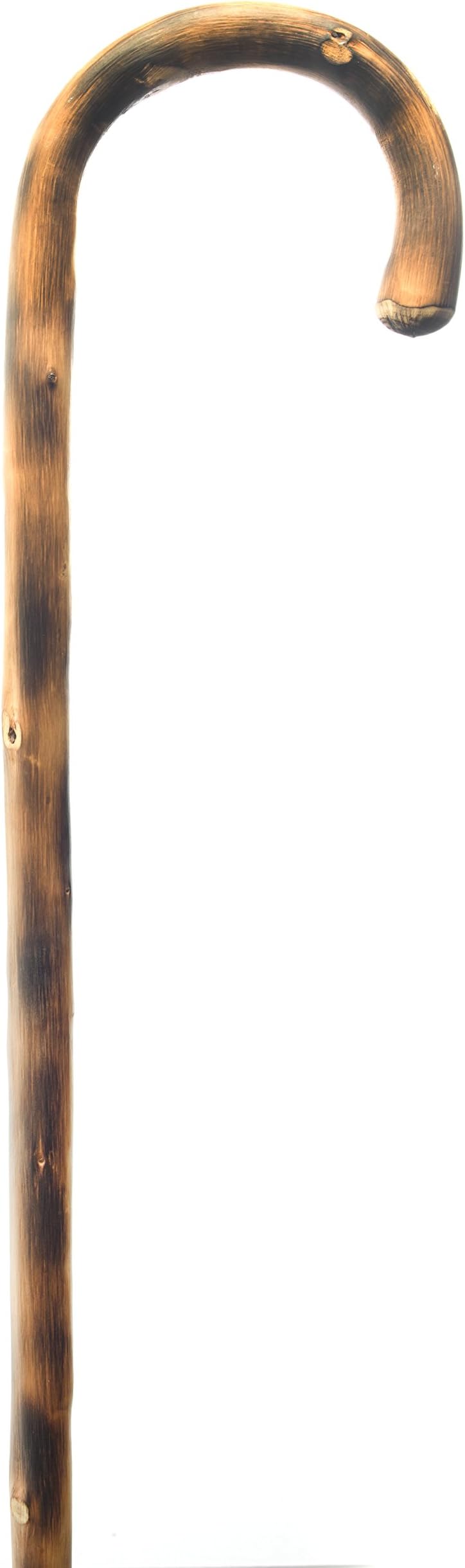 Scorched and polished chestnut crook