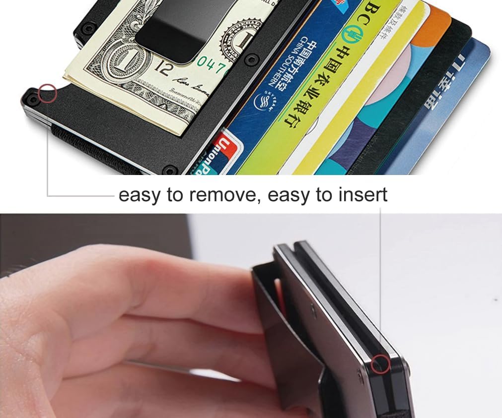 Devout Believer Skull Praying Jesus Cross Aluminum Wallet for Men with Brass Inlay and Engraved Finish Metal Money Clip RFID Blocking Credit Card Holder - Image 7