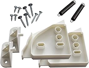Dishwasher Cover Fitting Plastic White Pack of 2