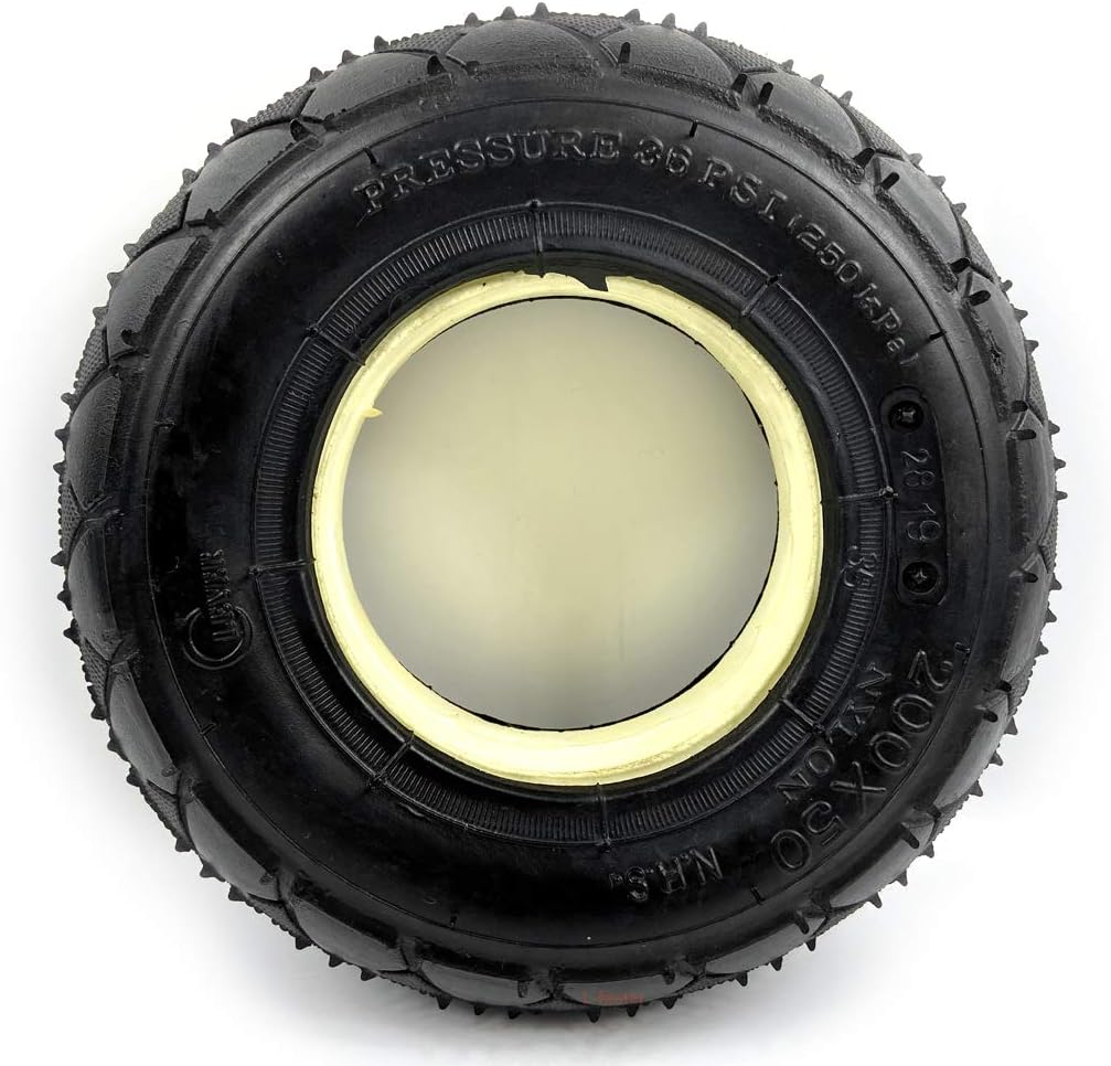 200x50 Scooter Solid Wheel Or Air Wheel 8 Inch Scooter Wheel with Solid Tire Or Air Tire With tube Alloy Hub 8" Trolley Caster(Solid Wheel)