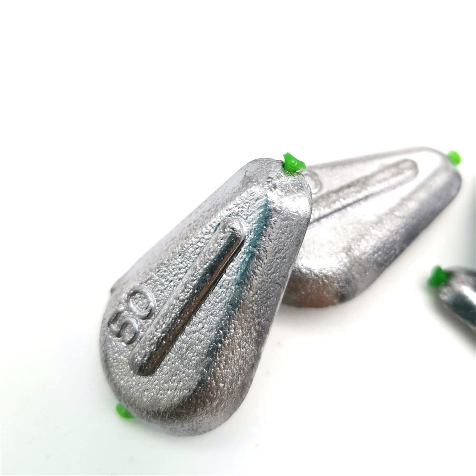 20 Piezas Pesos de Pesca en el mar Plomos de Pesca de Plomo con núcleo de plástico y báscula Pesas de Pesca con Forma de corazón de Pollo 10g 15g 20g 30g 40g 50g 80g 100g (Size : 100g)