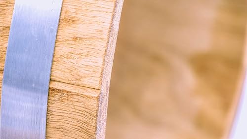 Miniatura 4 de Barril de pepinillo, barrica de roble de 5-70 litros de madera para pepinillos con tapa, barril de madera rústico, almacenamiento de granja