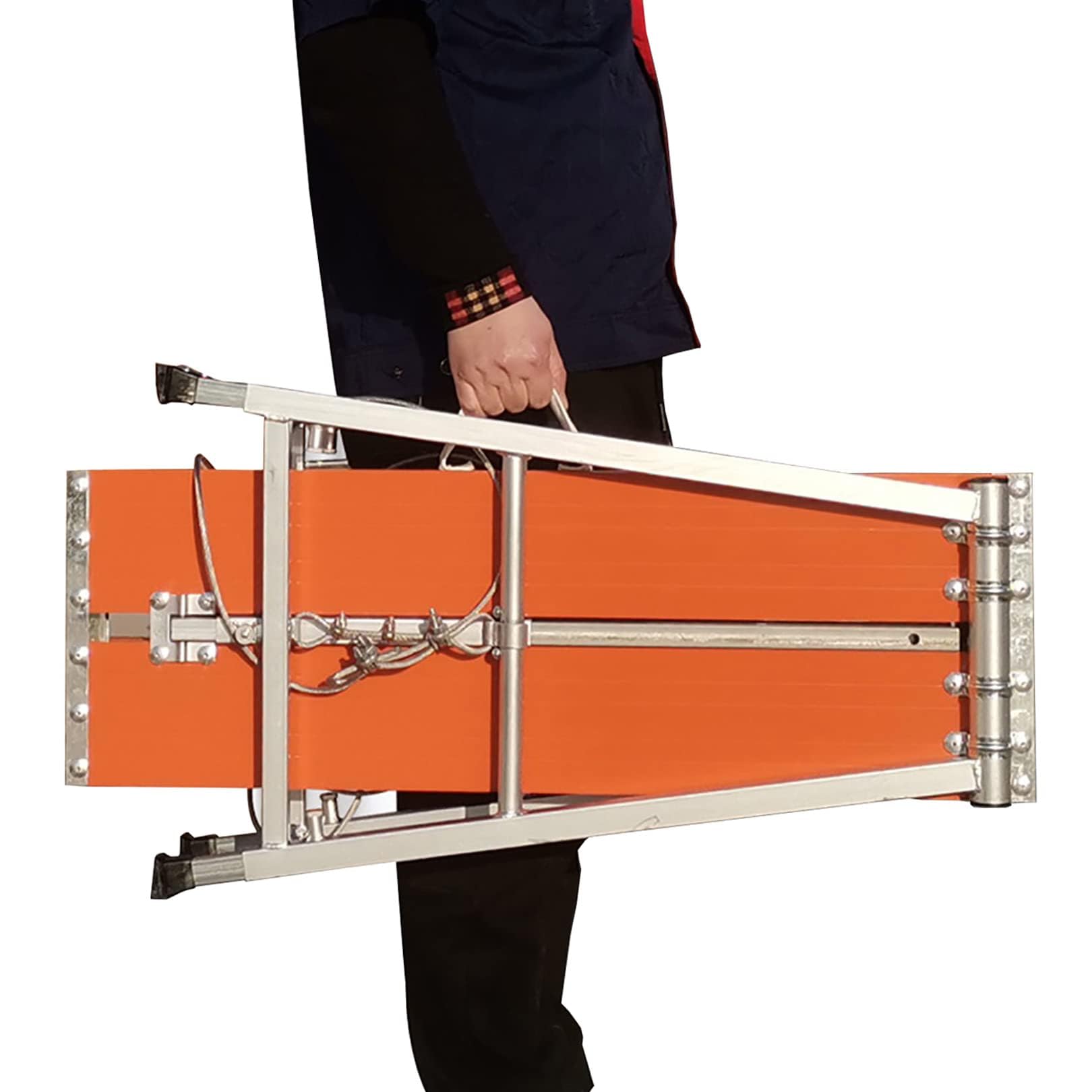 ZLGONRL Multipurpose Tower Ladder Stool Work Bench Adjustable Height Scaffolding Equipment Folding Work Platform Drywall