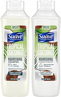 Suave Shampoo & Conditioner Set, Tropical Coconut – Everyday Nourishing ...