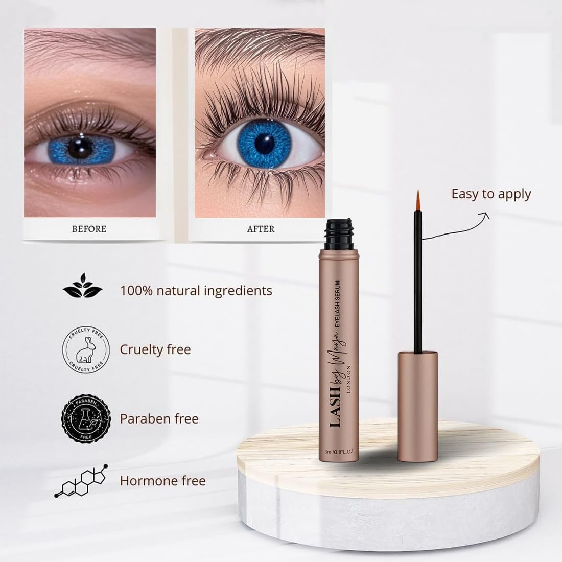 Lash By Marya Siero Ciglia London,Glowsty Lashes Siero Ciglia (1PC) - 4