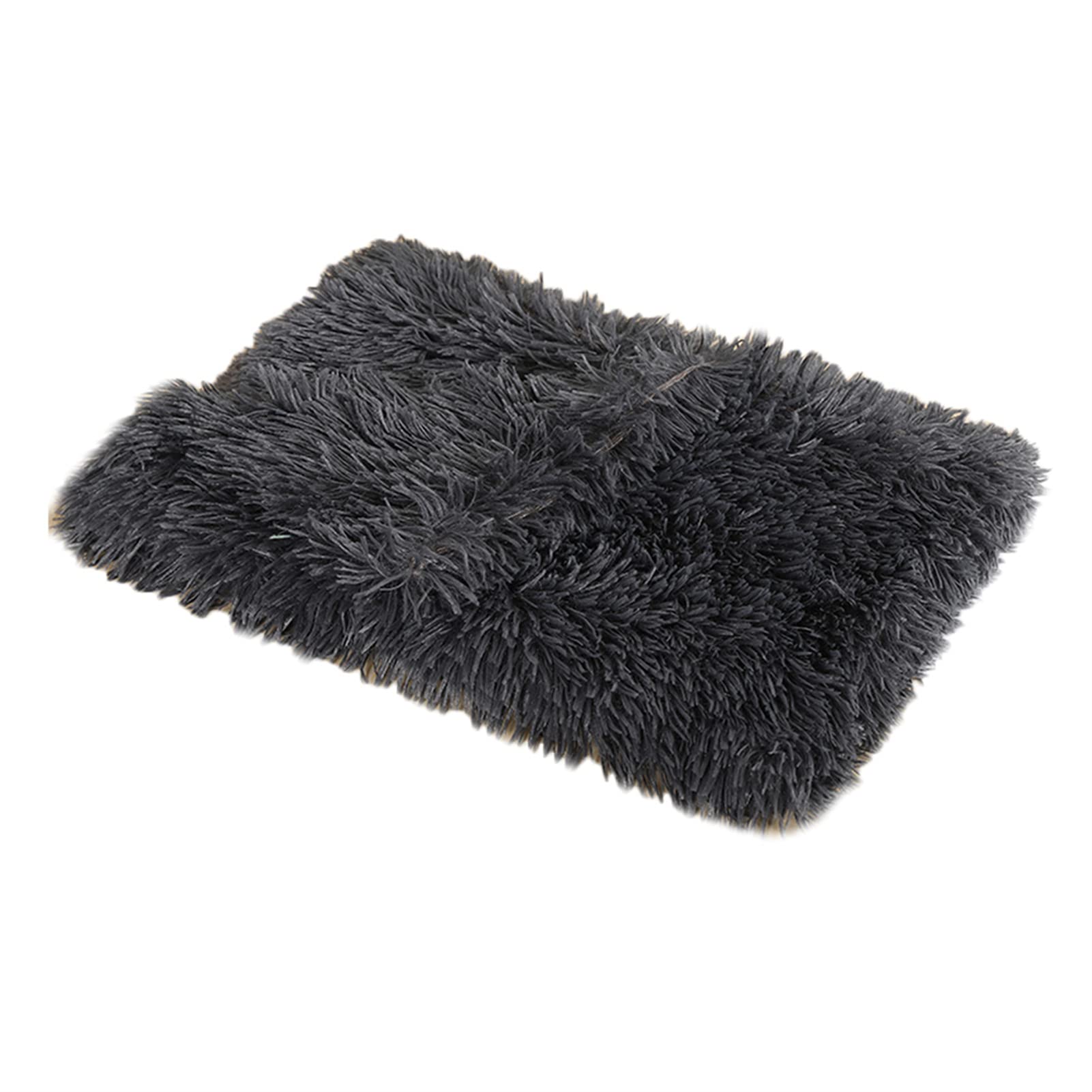 YSLJW Pet Blanket, Fluffy Soft Plush Dog Cat Blanket Puppy Throw Cover Pet Mat Couch Seat Cover (56x36cm,DarkGray)