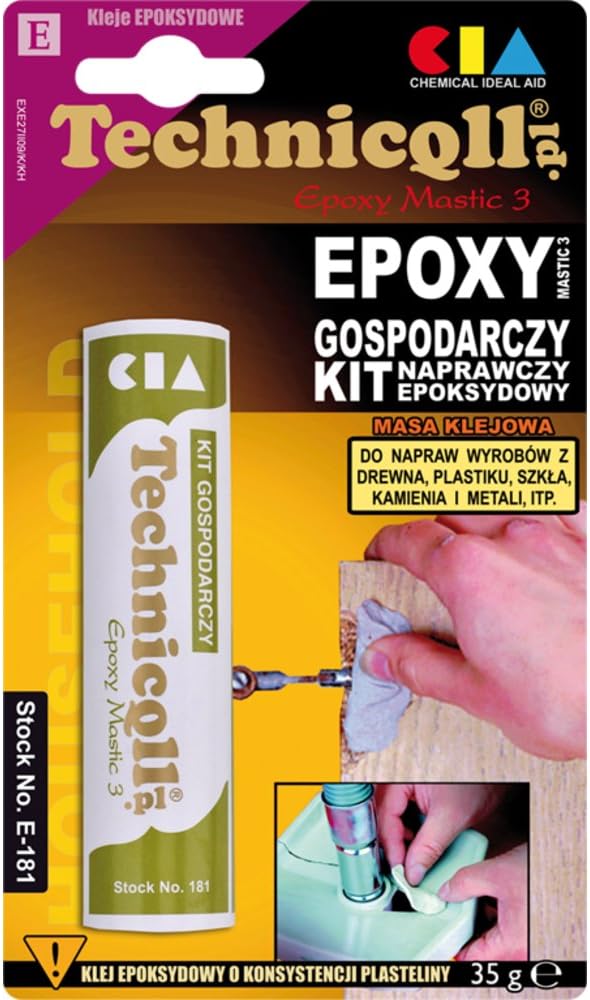 TechnicqllHOUSEHOLD EPOXY MASTIC PUTTY UNIVERSAL WOOD CHIPBOARDS GLASS CERAMIC