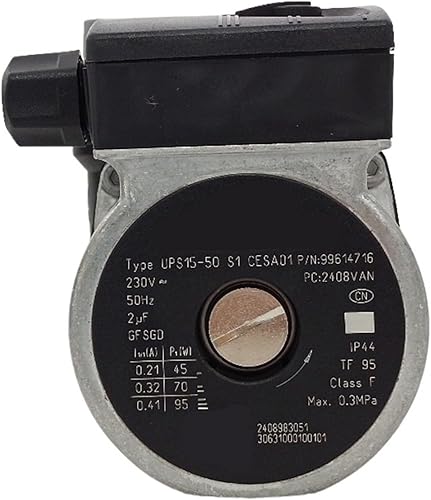 Miniatura 3 de UPS15-5060 Bomba de agua de caldera de pared universal Bomba de agua de motor de circulación (BLANCO)