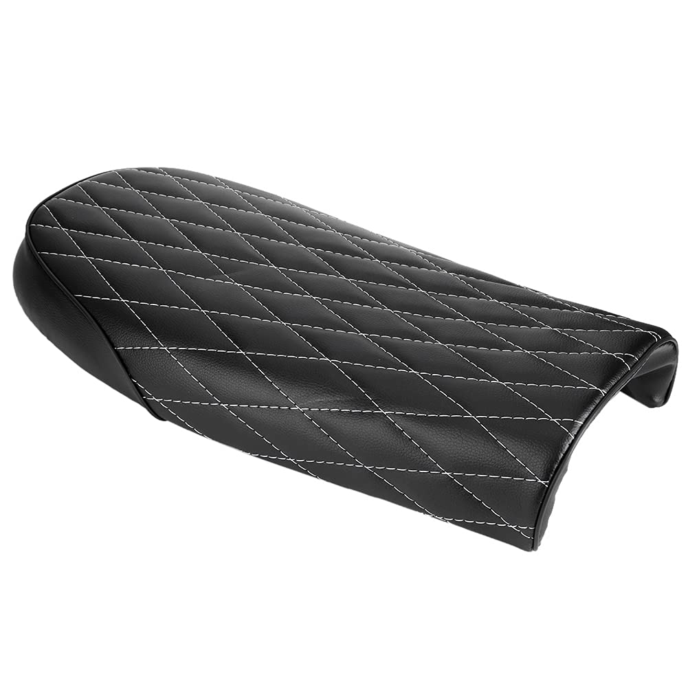 Passeport de selle antidérapant style vintage pour CB CL AX100 CG125, Café Racer Racing Experience (noir A)