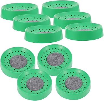 Plastic Pigeon Nest Bowls 10pcs Washable Small Bottom Mesh