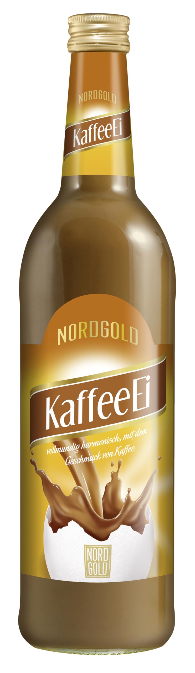 Nordbrand Nordhausen Nordgold KaffeeEi - Vollmundiger Eierlikör mit feinem Kaffee-Aroma (1 x 0,7 l)