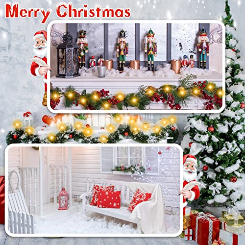 12 Pieces Christmas Snow Blankets Christmas Fake Snow Decor Led Fairy Lights Set Thickened White Cotton Blanket Fluffy Artificial Snow Carpet Artificial Snow For Xmas Winter Decor Village Photo Prop #TOP5