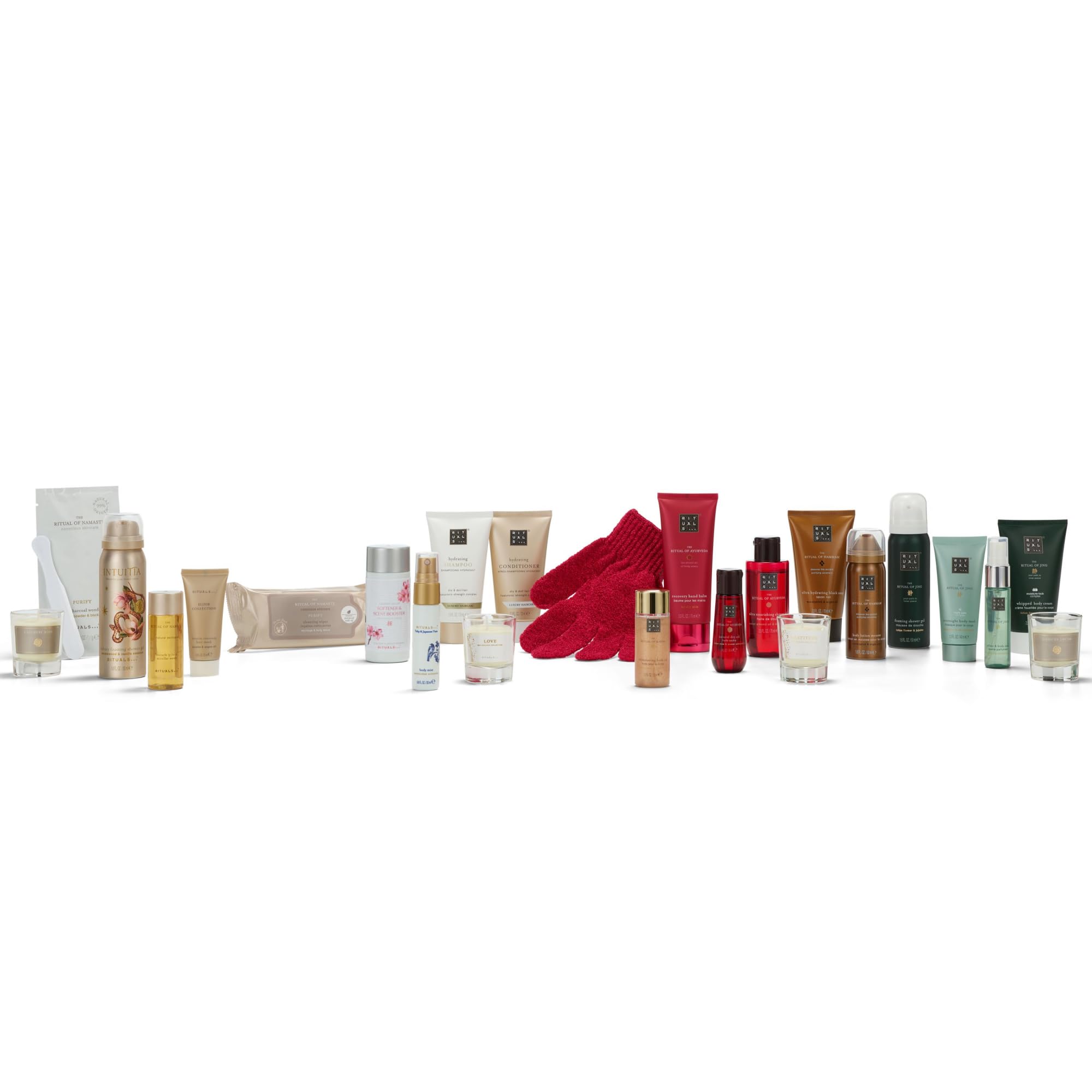 RITUALS Beauty Adventskalender 2025, luxuriöses Beauty-Geschenkset mit 24 hochwertigen Geschenken aus Hautpflege, Körperpflege und Home-Duft für Frauen und Männer